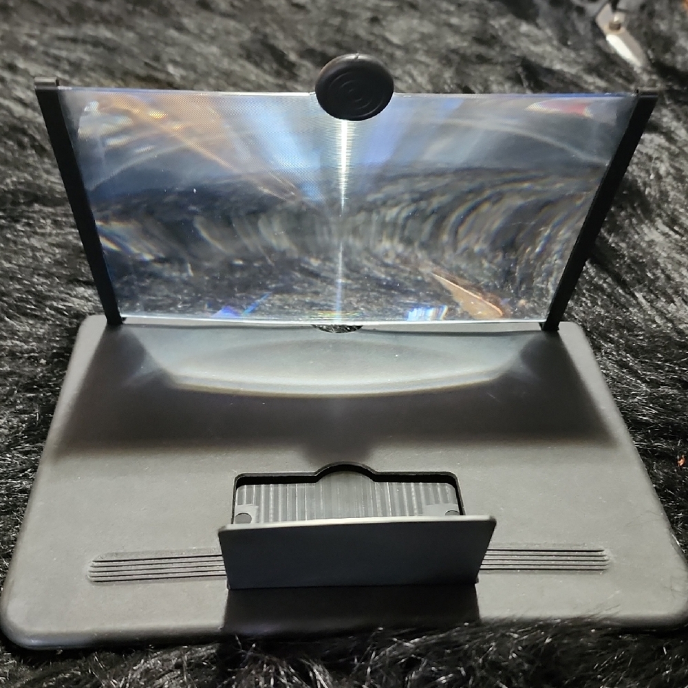 Portable Screen Magnifier for Smartphones - Black